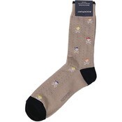 Wholesale - MENS SKULL & CROSS STONE CREW SOCKS SIZE 8-12 C/P 240, UPC: 850004063651